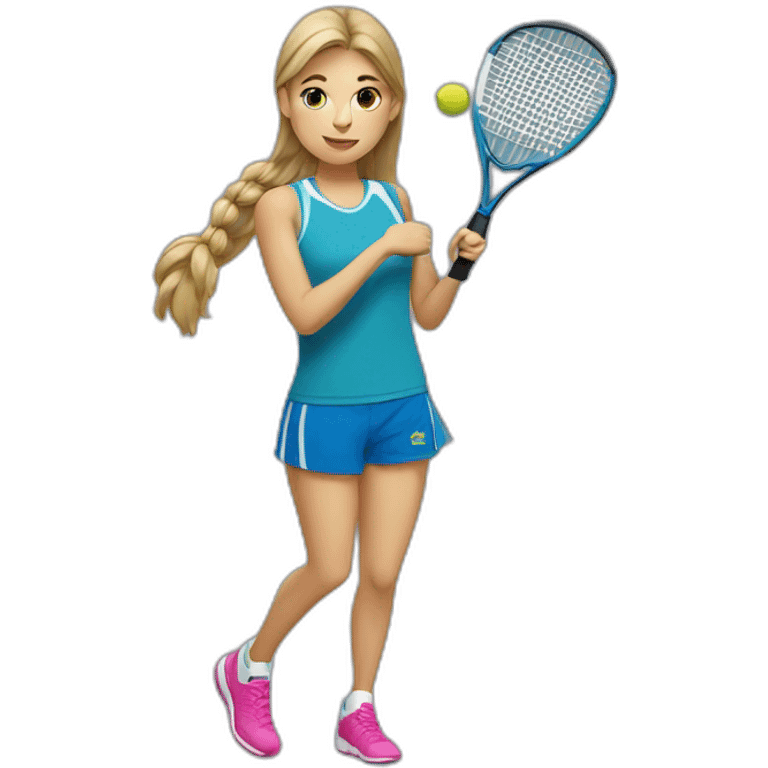 girl padel emoji