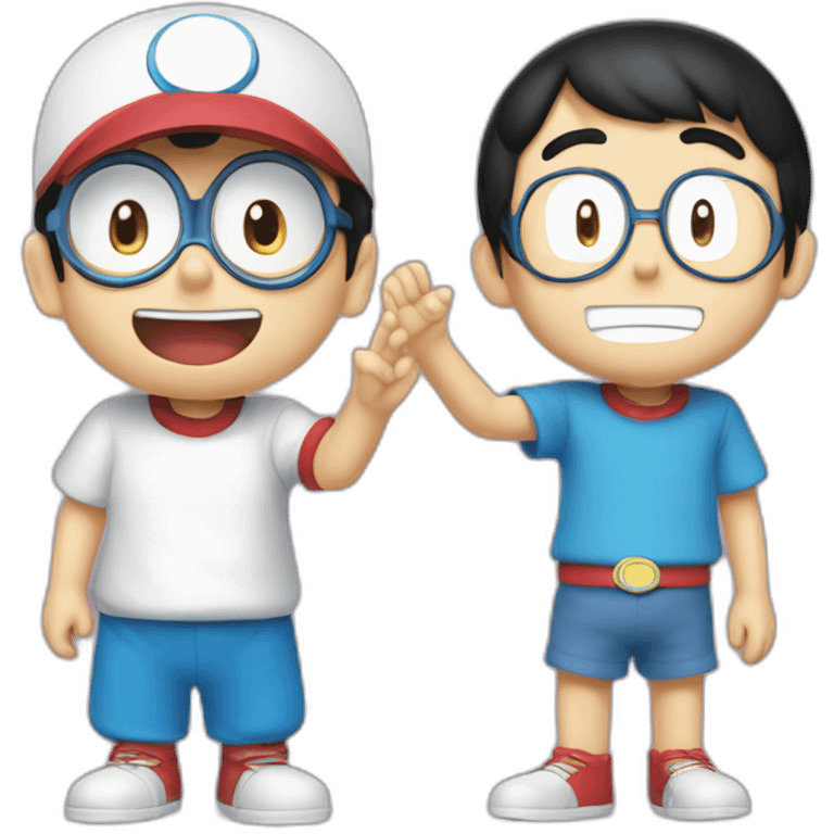 doraemon with nobita emoji