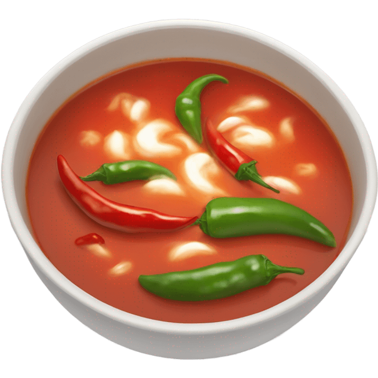 Spicy chilli soup  emoji