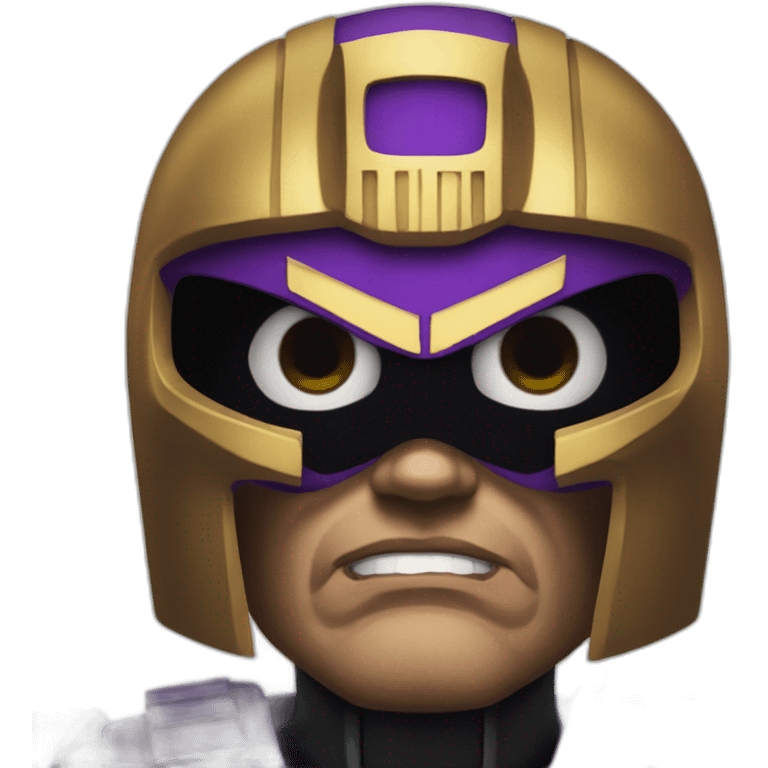 scary Tyrian purple judge dredd emoji