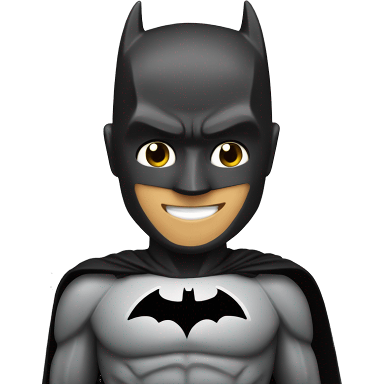 Smiling Batman  emoji