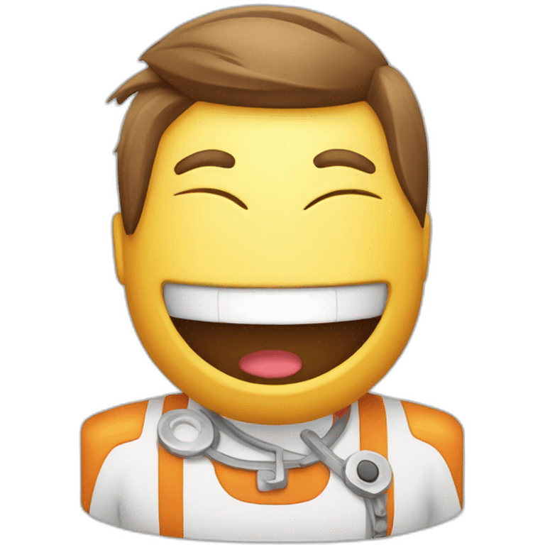 smiling painkiller mascot emoji