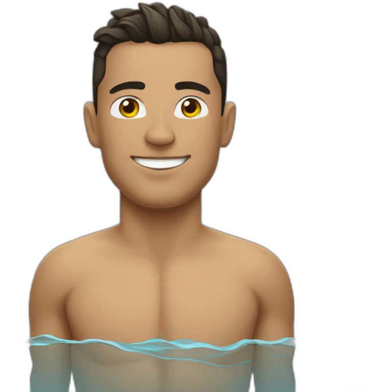 Ronaldo natation emoji