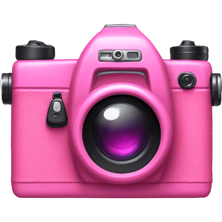 Pink camera  emoji