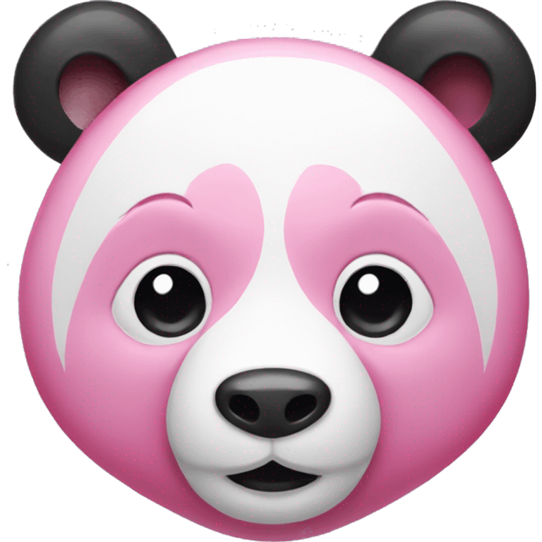 pink and white panda bear emoji