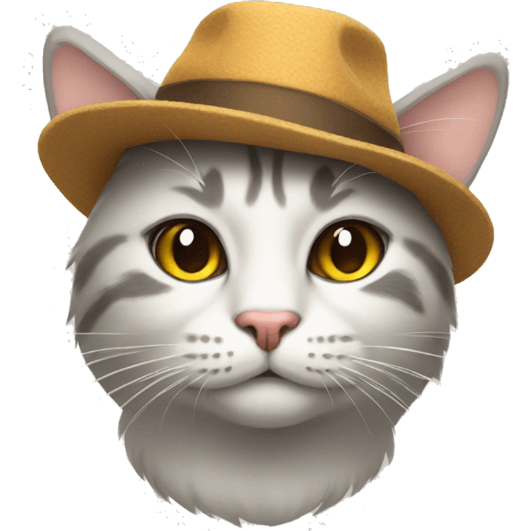 cat with hat emoji