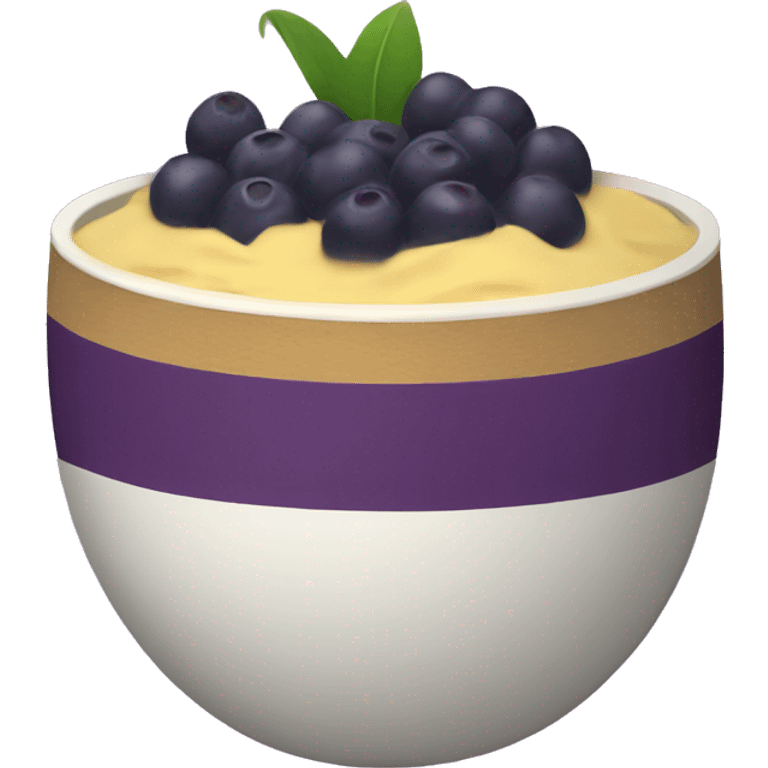 Acai bowl emoji