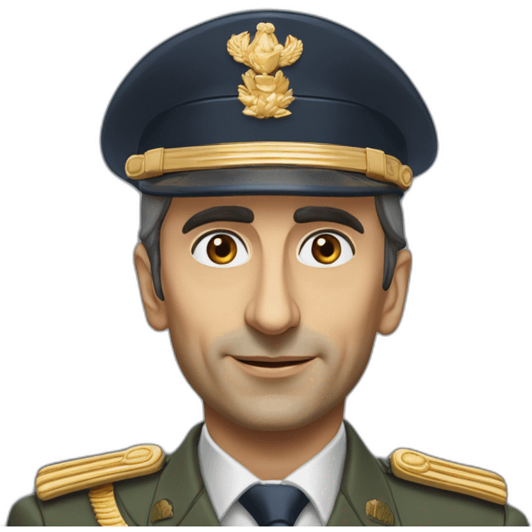 ÉRIC ZEMMOUR president français militaire médaille emoji