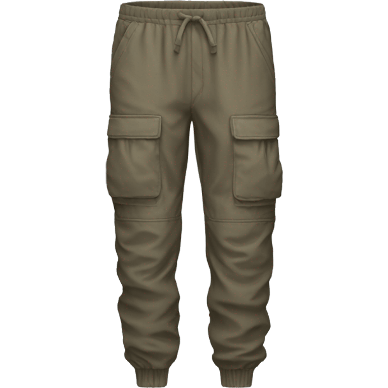 cargo jogger pants product, clothes, isolated emoji