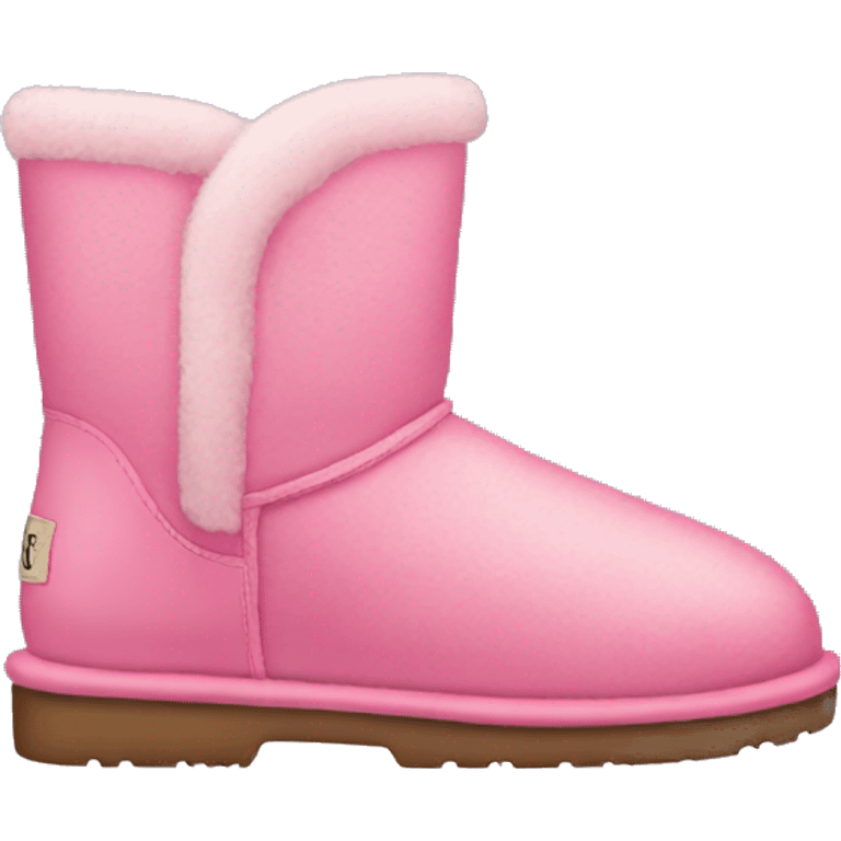 Pink ugg boot emoji