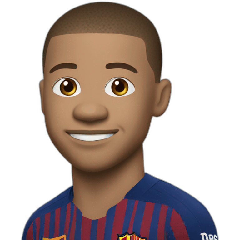 Mbappe au Barca  emoji