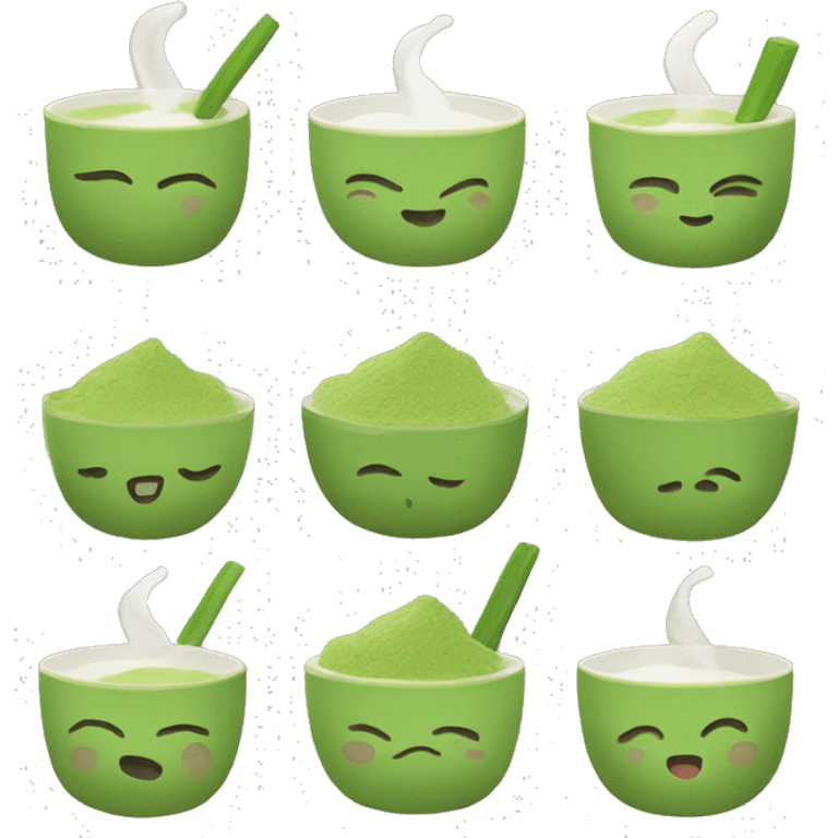 Te matcha  emoji