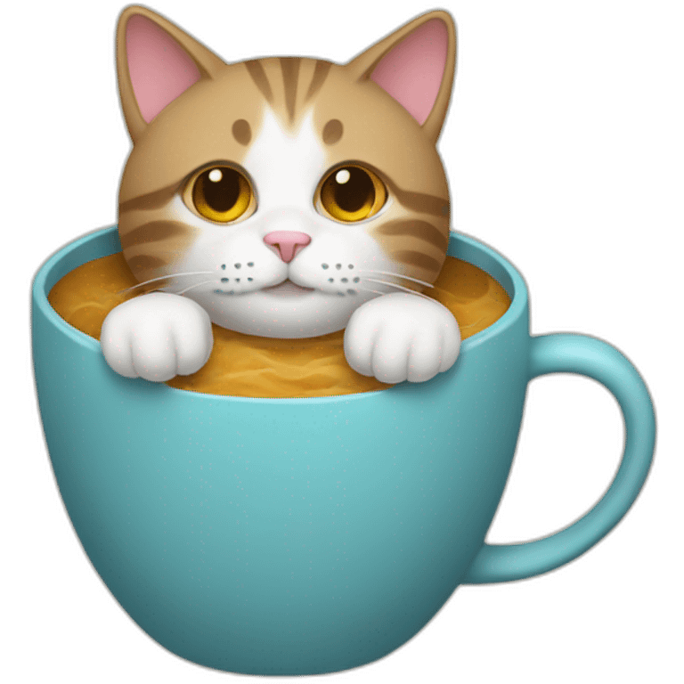 cat in a cup emoji