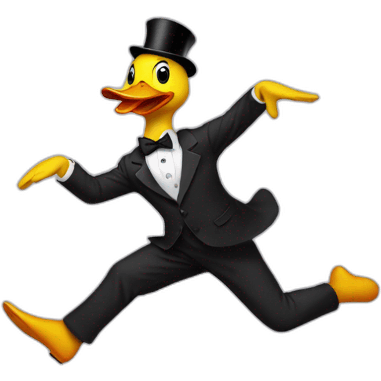 Dancing-duck emoji