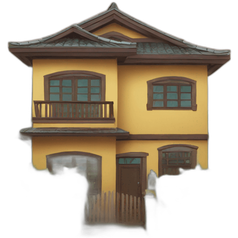 house and street Philippines emoji