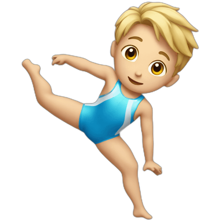 boy gymnast emoji