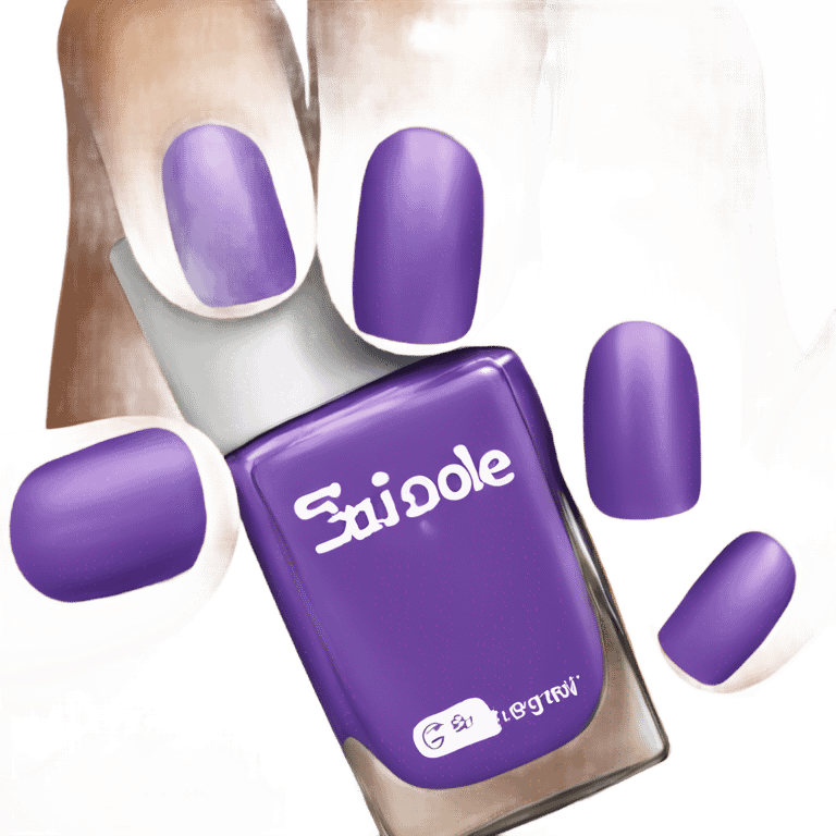 perple nail polish emoji