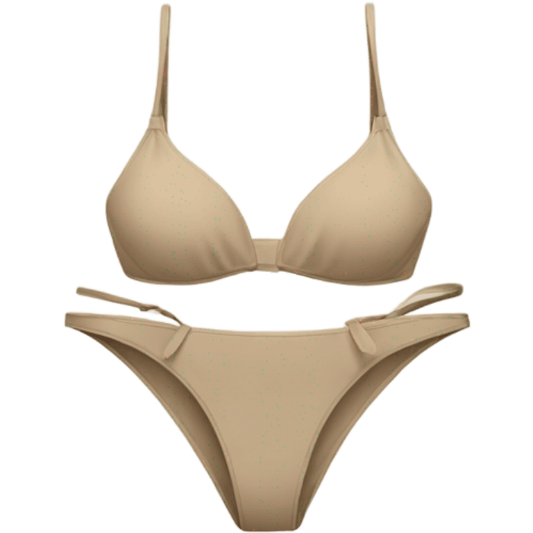 Beige bikini emoji