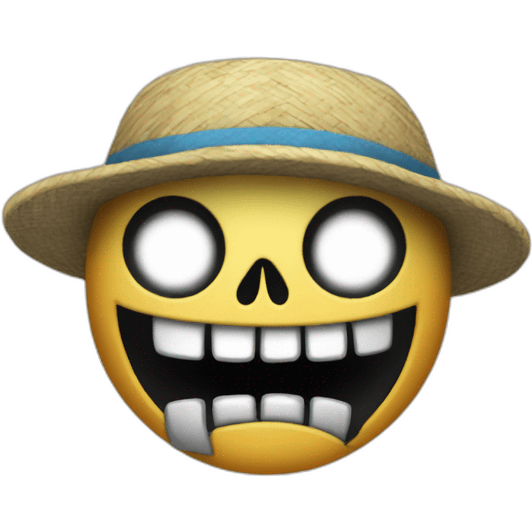 Crâne one piece emoji