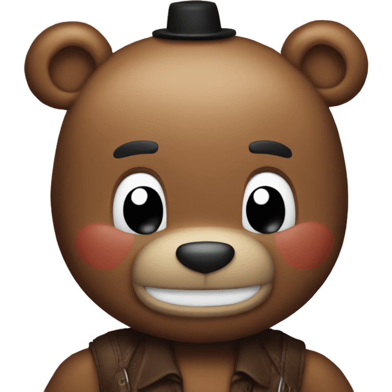 cute freddy fazbear  emoji