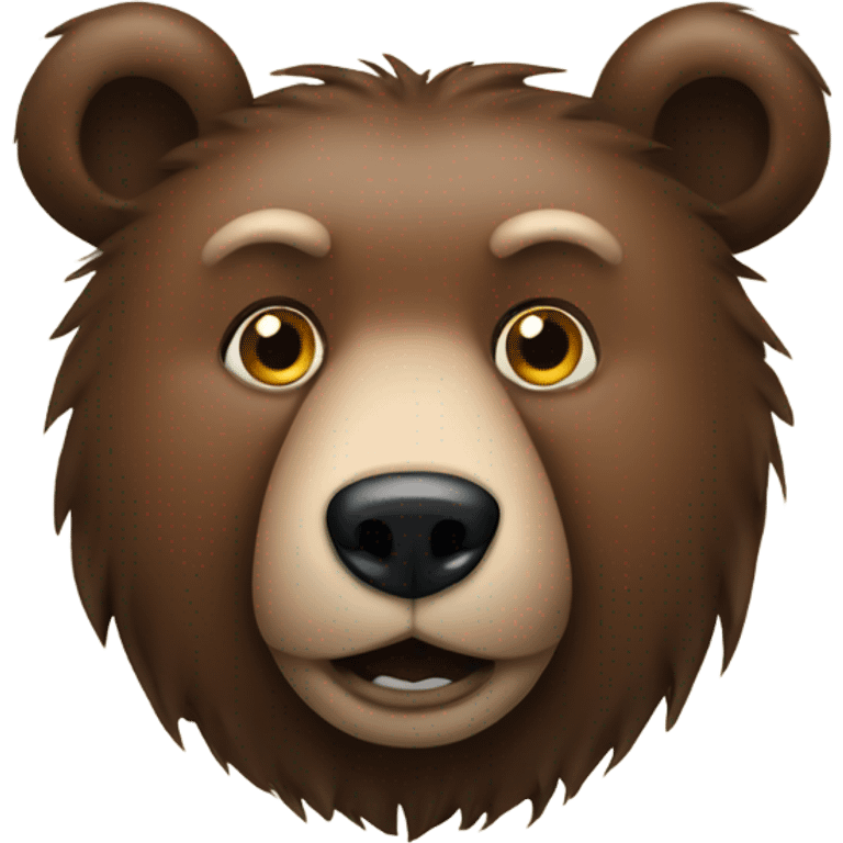 Bear with long nails  emoji