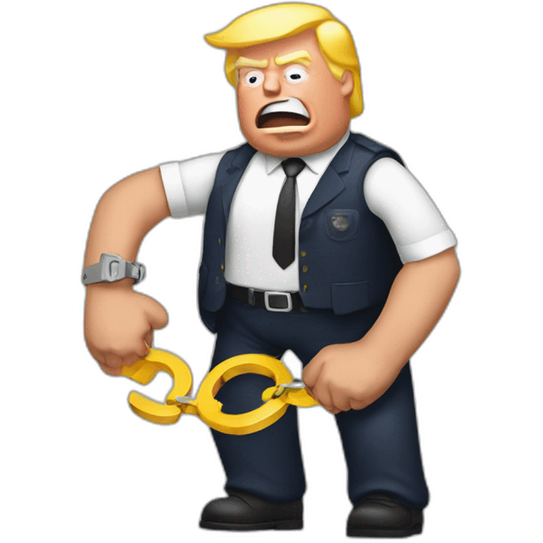 trump-in-handcuffs emoji