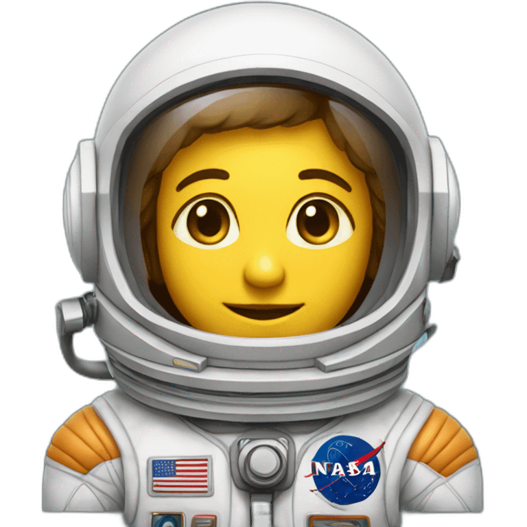 astronauta em desenho emoji