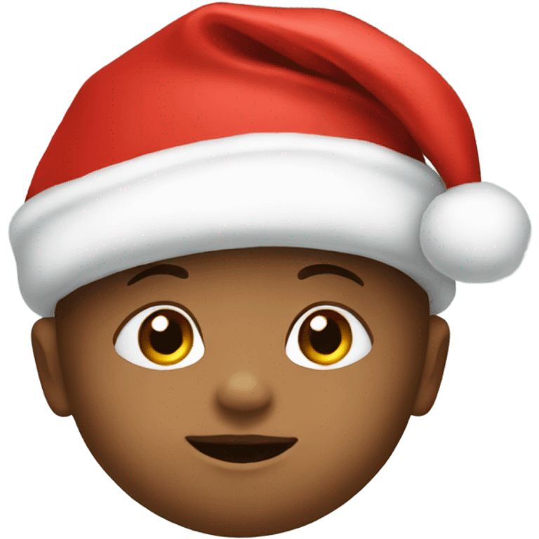 Baby with Santa hat emoji