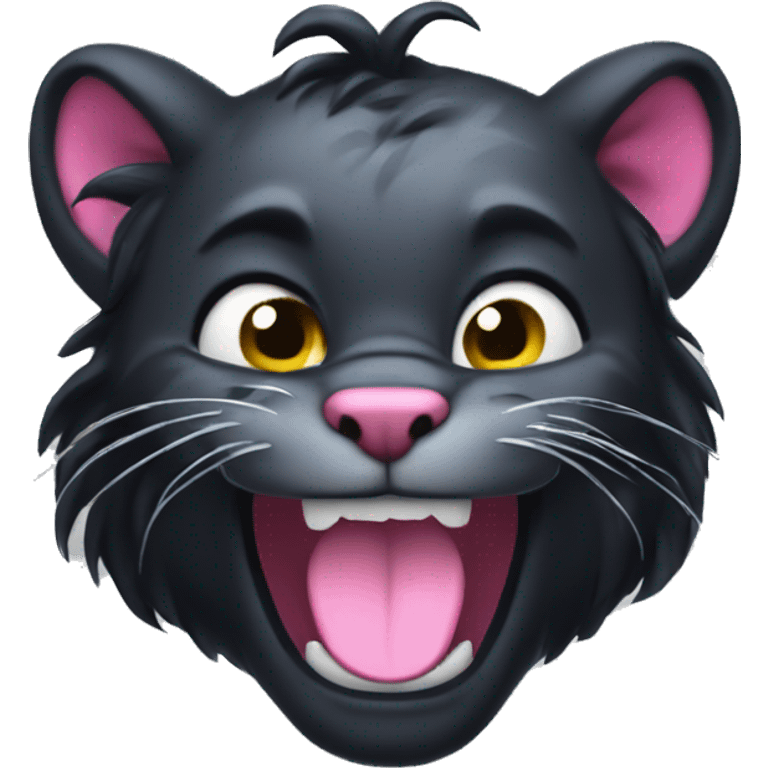 Panther ponk have a smile emoji