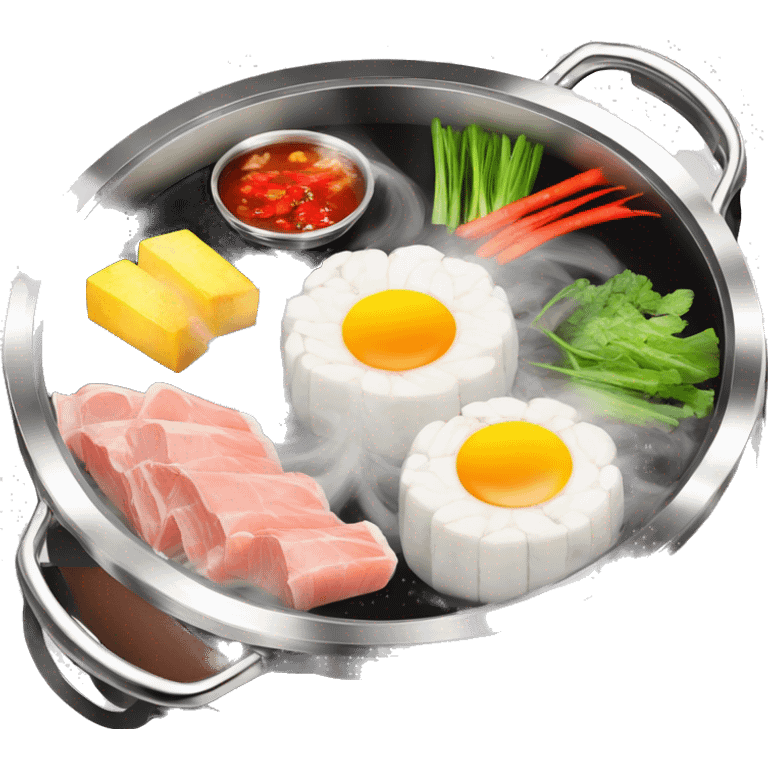 MineDecor Yuanyang Hot Pot with Divider Stainless Steel emoji