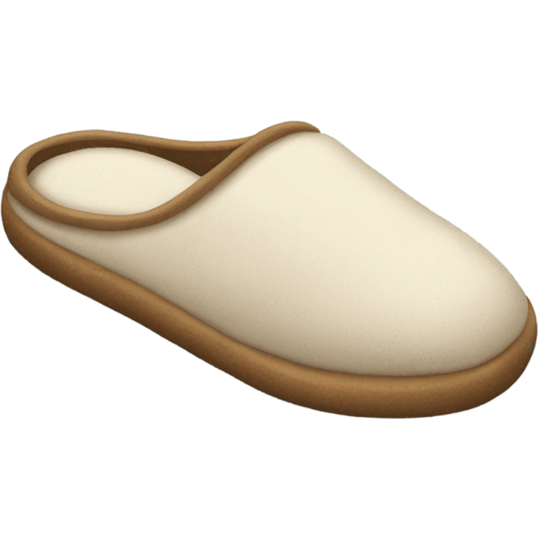 Slipper in the shape of a human foot  emoji