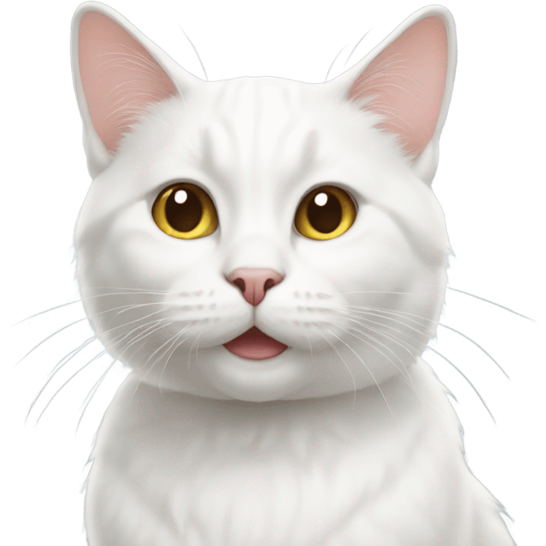 White cat  emoji