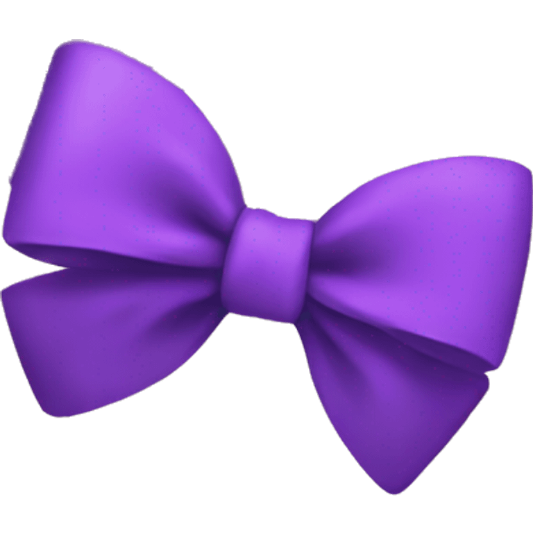 Purple bow emoji