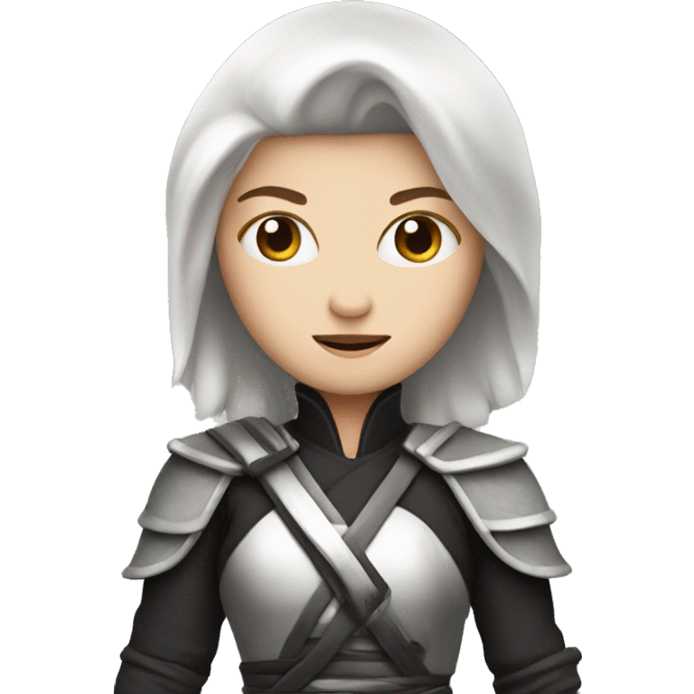 White skin princess ninja  emoji