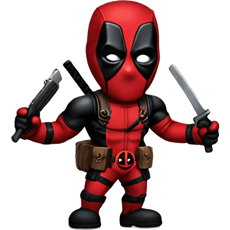 Deadpool being funny emoji