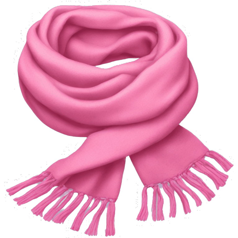 pink scarf emoji