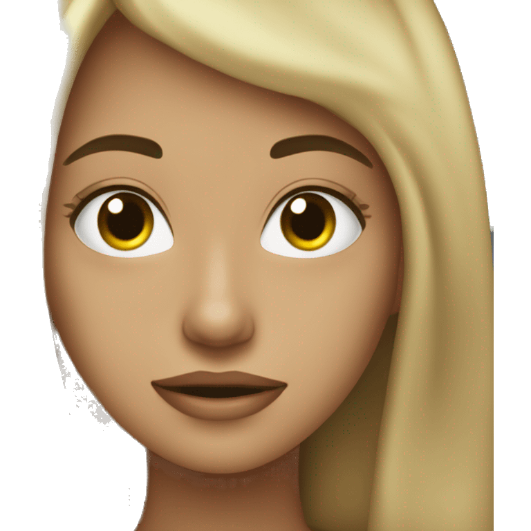 Hazme una chica lisa piel negra durmiendo emoji