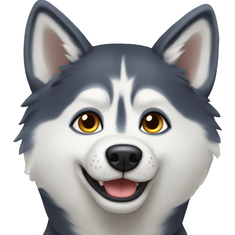 Husky dog  emoji