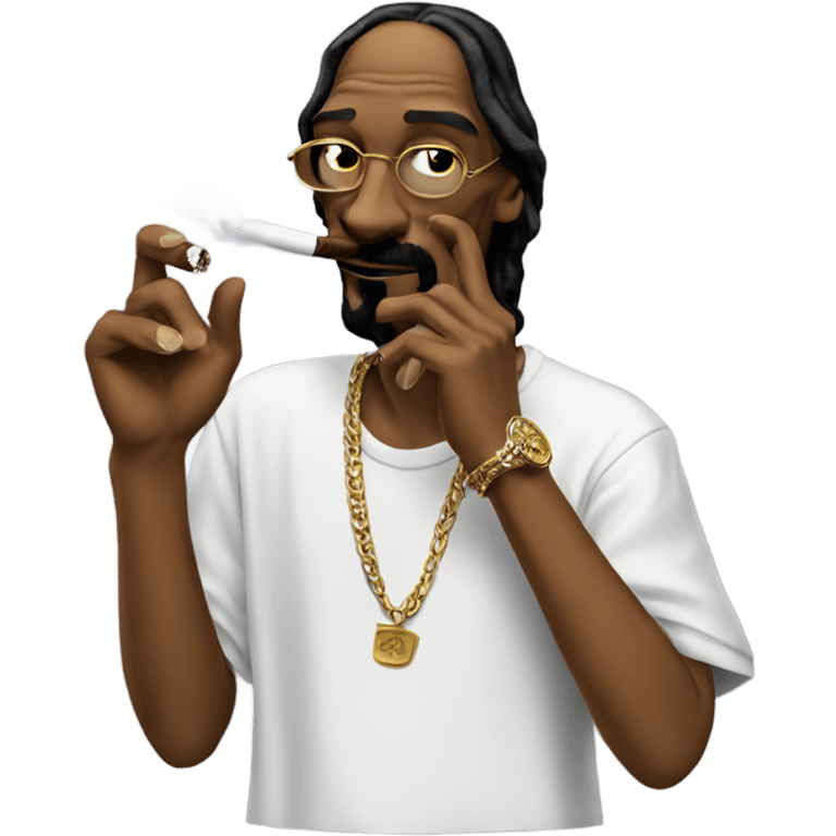 Snoop dogg smoking cigar emoji