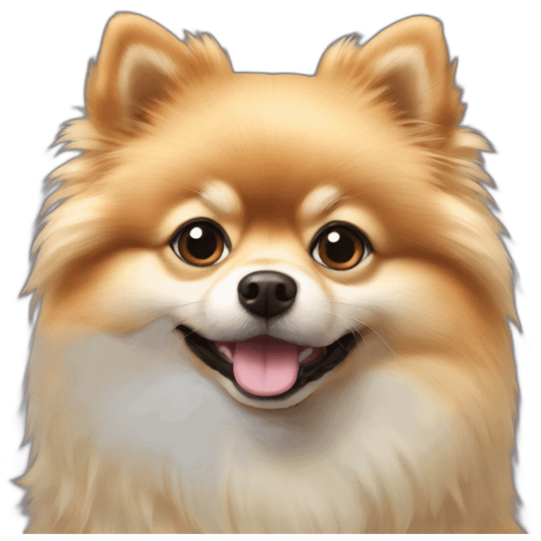 Pomerania crema emoji