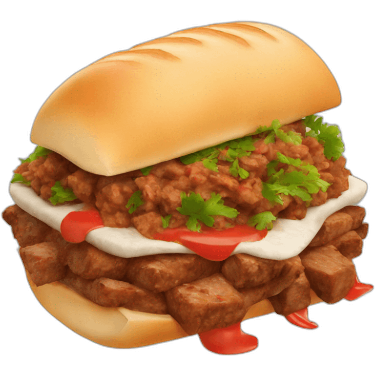 large iskender kebap emoji