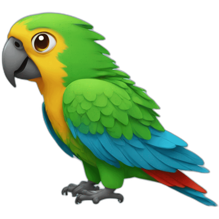 parrot crying emoji