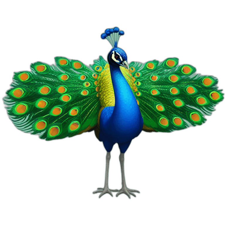 peacock emoji