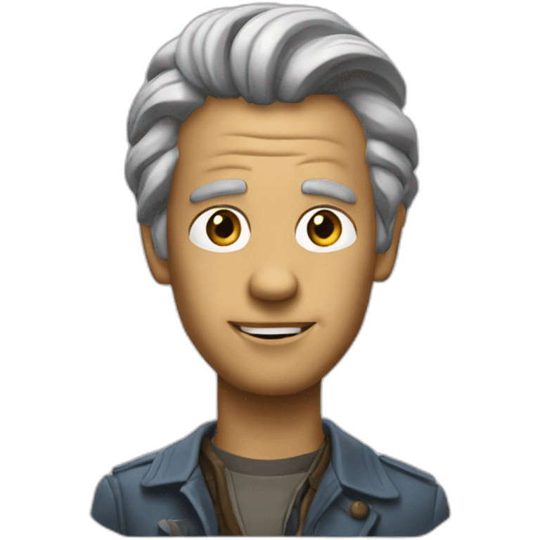 time machine from Time Machine film emoji