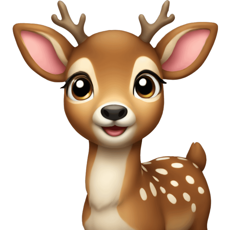 cute deer emoji