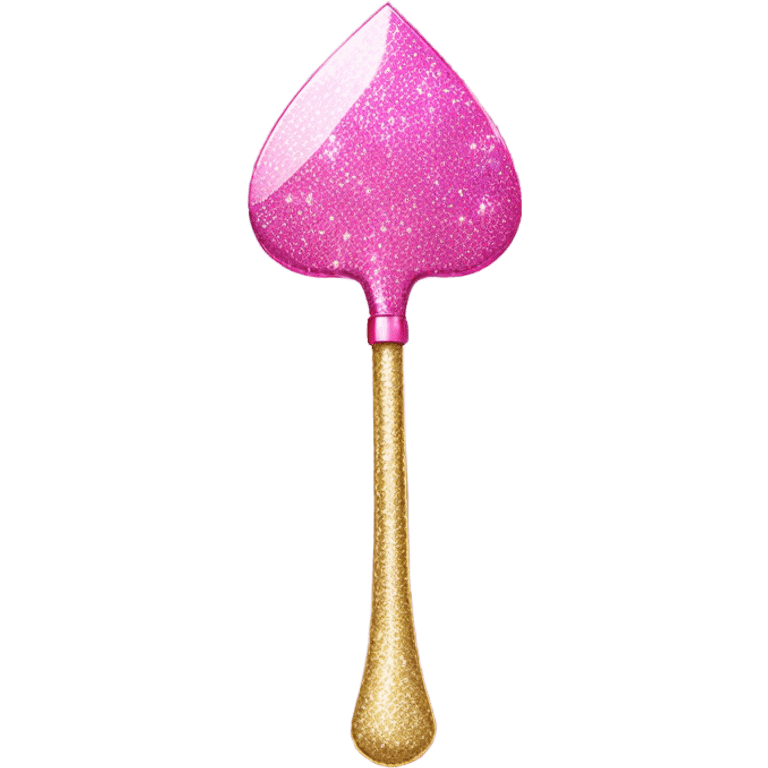 pink sparkly spade emoji