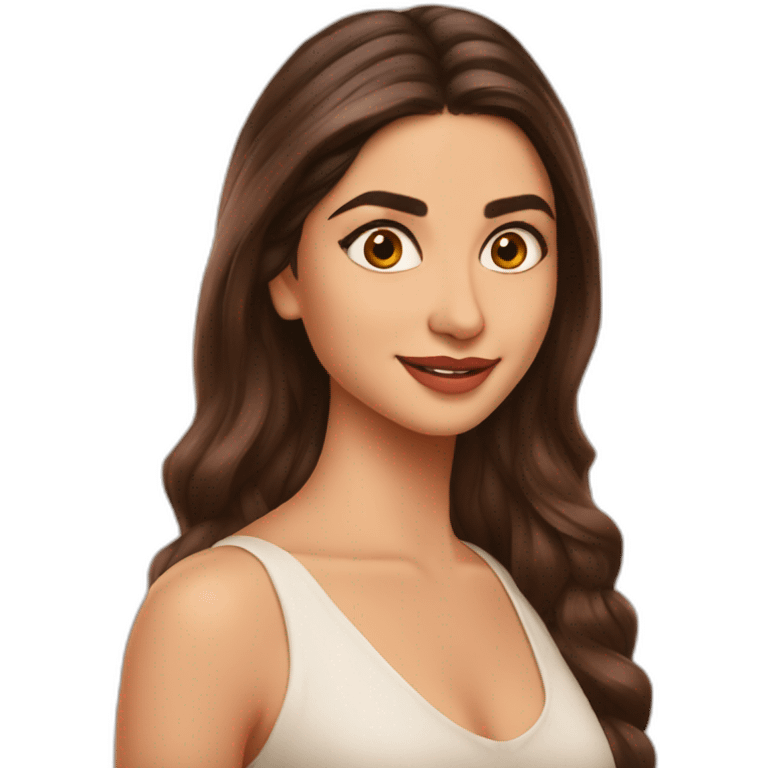 Deepika with Alia bhatt face emoji