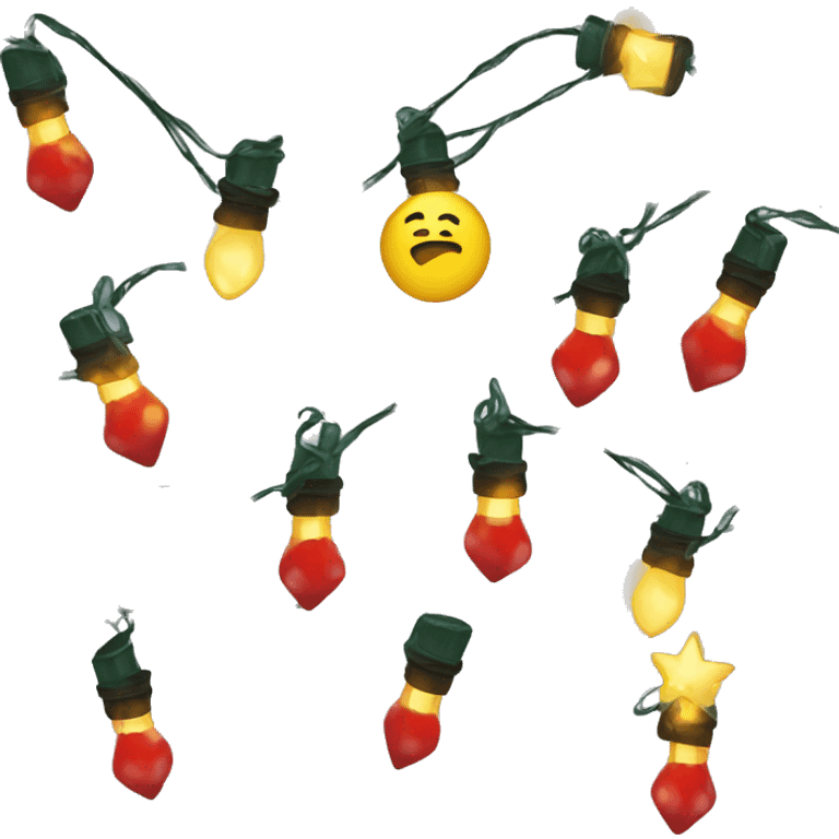 Christmas lights  emoji