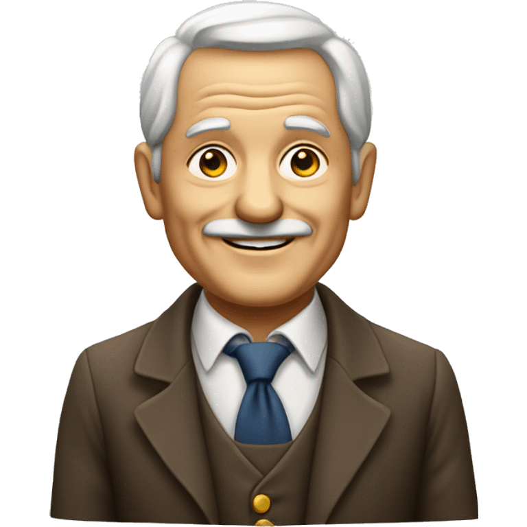 old happy rich man emoji