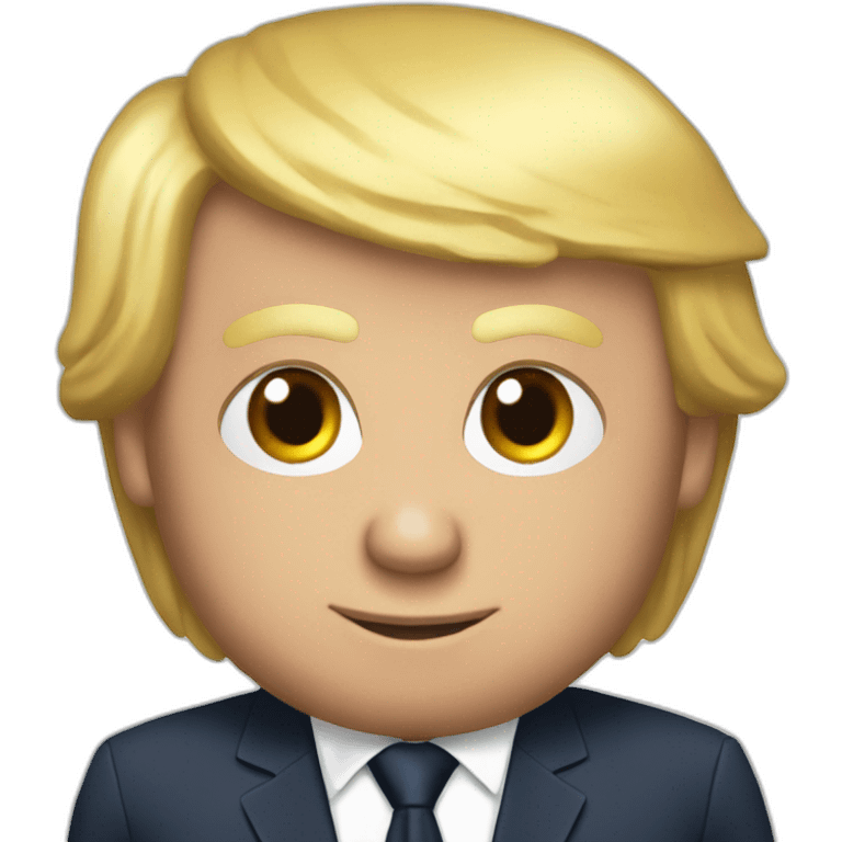 Macron avec trump emoji